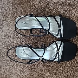 RSVP dressy black sandal